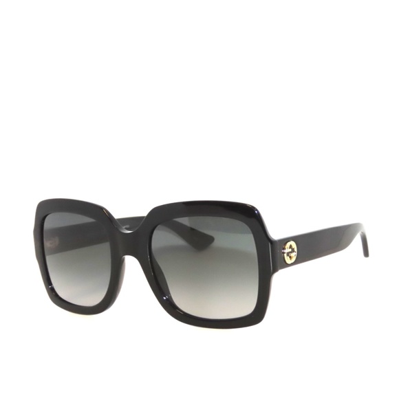 Gucci GG0036S 001 Black Gray Gradient Sunglasses 0036